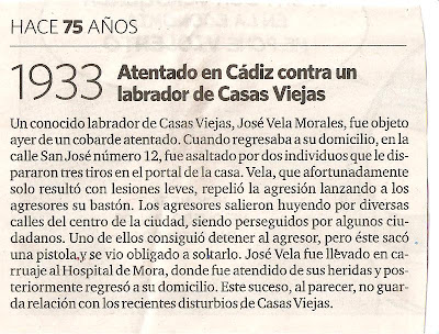 75 aniversario del atentado a José Vela Morales 1
