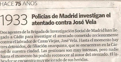 75 aniversario del atentado a José Vela Morales y 2