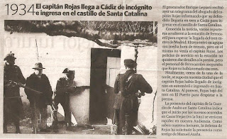 Hace 75 años. Dos montajes; el de Rojas y la foto.