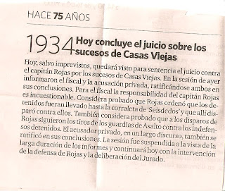 Más sobre el juicio al Capitán Rojas