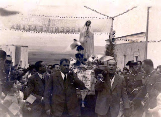 Llegada de la Virgen de Fátima a Benalup. 26-10-1951