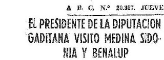 Visita del presidente de Diputación