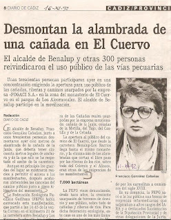 La recuperación de las cañadas y 2