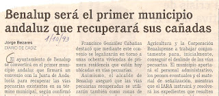 La recuperación de las cañadas 1