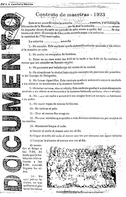 La educación en el siglo XX en B/CV. 1