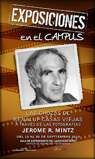 Exposición de las chozas de Casas Viejas. Fotos de Mintz.