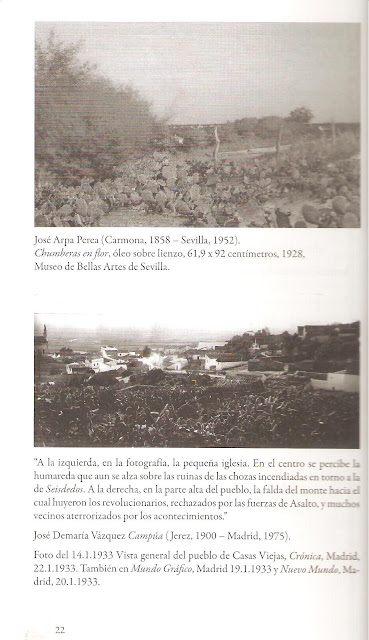 Un cuadro y una fotografía. De José Luis Gutiérrez Molina. (De libro Los Sucesos de Casas Viejas en la historia, la literatura y la prensa)