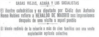 Elecciones en la Segunda República en Casas Viejas 1