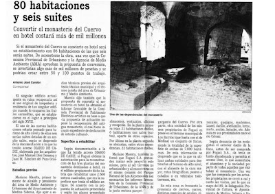 Los fines recientes del Monasterio del Cuervo. 1