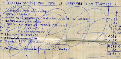 Dos documentos de Los Turistas del Figuras