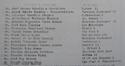 La primera reunión de la asociación de cabezas de familia