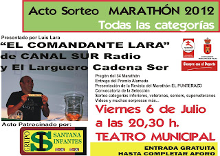 Sorteo Marathón 2012