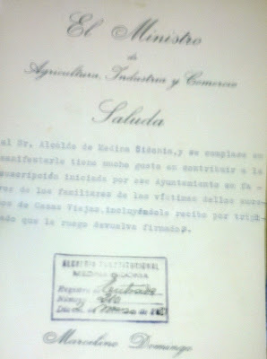 Suscripción Nacional províctimas de los Sucesos de Casas Viejas. Y 5