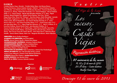 La recreación de los Sucesos de Casas Viejas