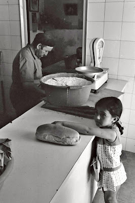 El panadero Manolo Sánchez.