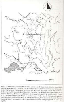 La Sierra. Los lugares centrales. El Tajo de las Figuras y el área del Celemín.