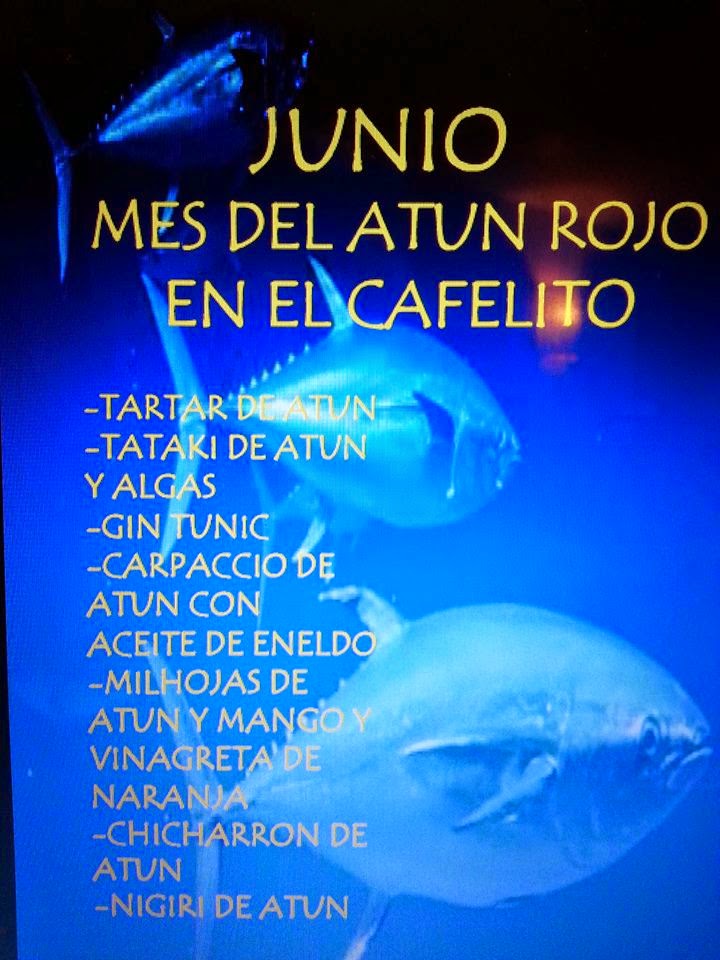 Atún rojo en el Cafelito