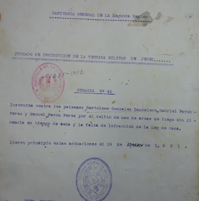 La Yeguada y la caza de conejos en 1931. 1