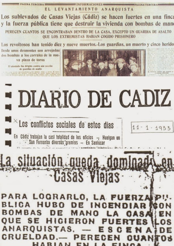 El ninguneo a las victimas de los Sucesos de Casas Viejas. El papel de la prensa. 3