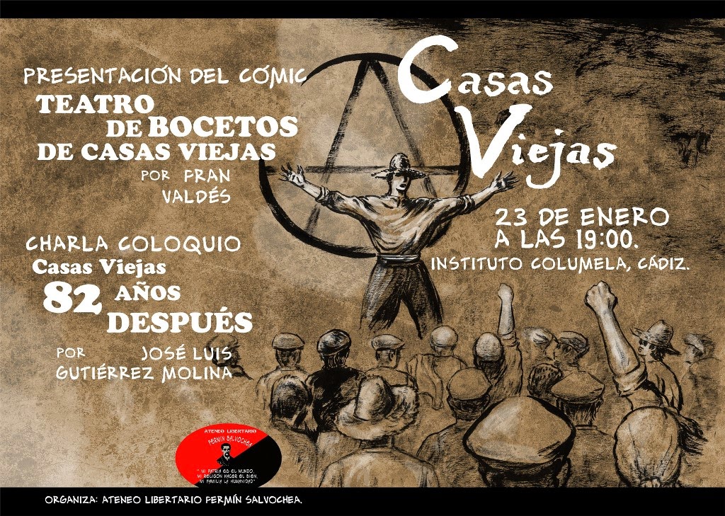 Presentación del cómic teatro de Bocetos de Casas Viejas