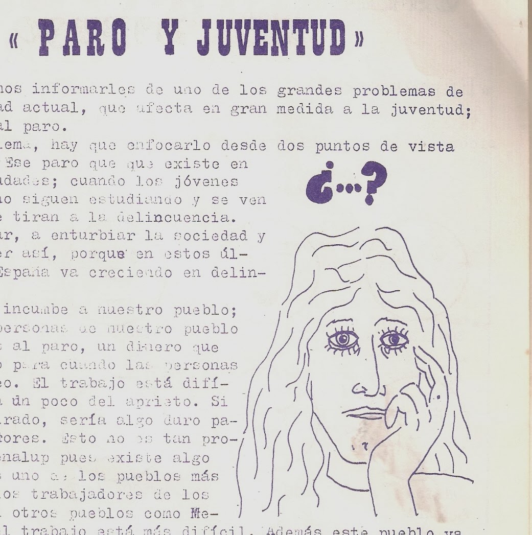 Ratataplas. Número 0. Y 3. Nuestras fiestas y Paro y juventud