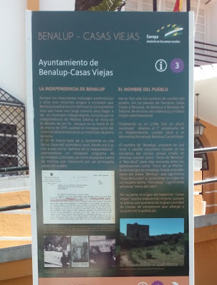 Los paneles informativos de B-CV. Independencia y nombre del pueblo. 6