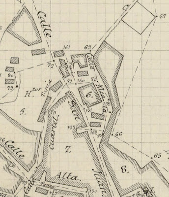 Casas Viejas 1906. Calle San Juan, Cuartel y Alcalá