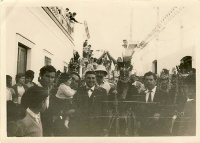 Los Indios. 1961. El carnaval y la reina de las fiestas. 1