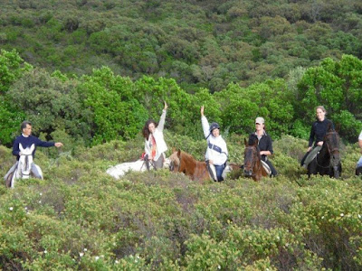 Proyecto de rutas a caballo en 1992