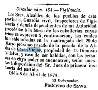 El caciquismo en Casas Viejas a finales del siglo XIX. Y 2