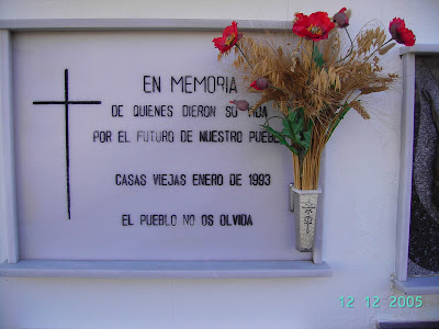 Los alcalainos asesinados en Benalup y enterrados en el cementerio. Y 3