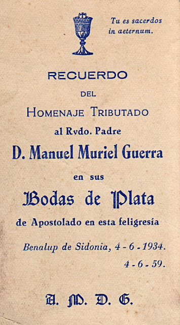 Bodas de plata del Padre Muriel