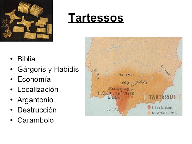 El habla de Benalup-Casas Viejas. Historia. Los curetes, Gargoris y Habis y los tartessos. 17