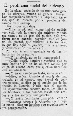El problema social aldeano