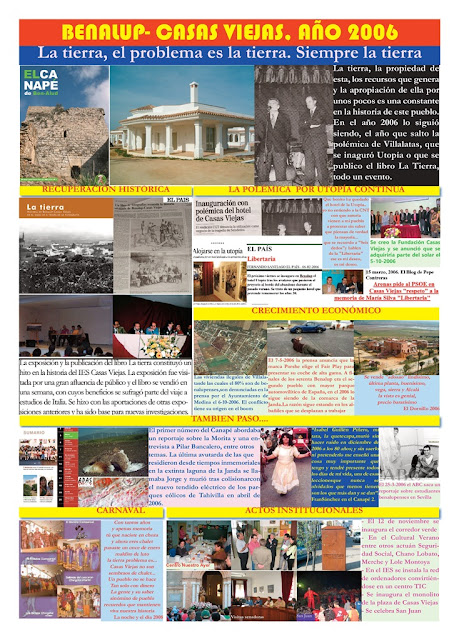 Cuarenta años no son nada. La histeria colectiva. 2006. La tierra, el problema es la tierra. Siempre la tierra.30