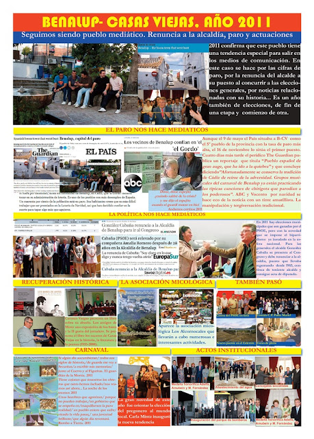 Cuarenta años no son nada. La época de las vacas flacas. 2011. Seguimos siendo un pueblo mediático. Renuncia a la alcaldía, paro y actuaciones. 35