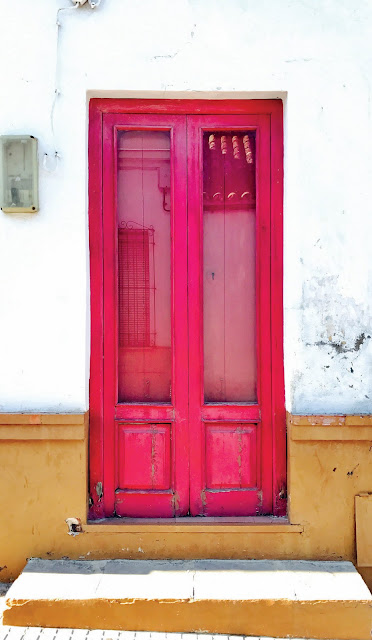 Puertas de Benalup-Casas Viejas. 23.       Puerta escaparate de la tienda de Carmen Alcántara