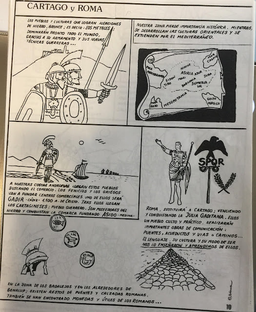 La historia de Benalup-Casas Viejas en comic. Historia Antigua y Media.3