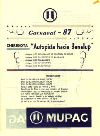 Autopista hacia Benalup