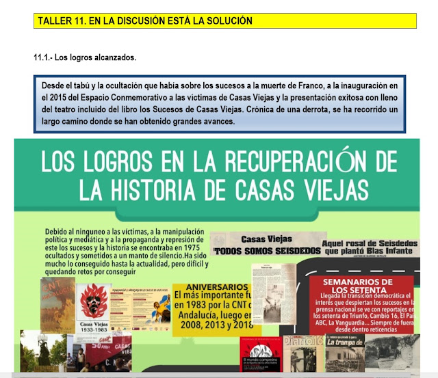 UNIDAD DIDÁCTICA. Casas Viejas. 22. Logros y retos pendientes.