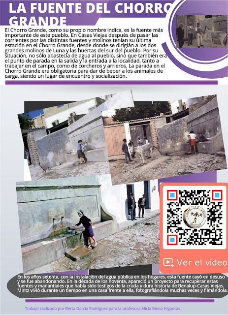 El legado de Mintz. La fuente del Chorro Grande. 40