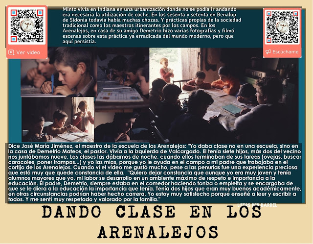 El legado de Mintz. Dando clase en los Arenalejos. 45